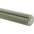 Bsc Preferred Medium-Strength Threaded Rod Grade B16 Steel 5/8-11 Thread Size 6 Long 95456A818